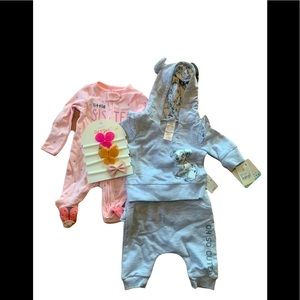 Cute girl newborn bundle